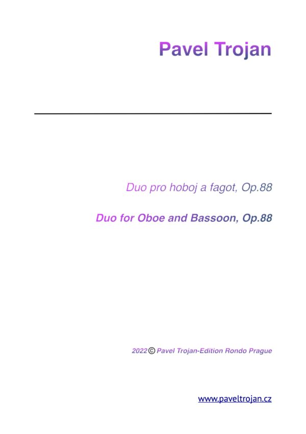 Duo for Oboe and Bassoon, Op. 88