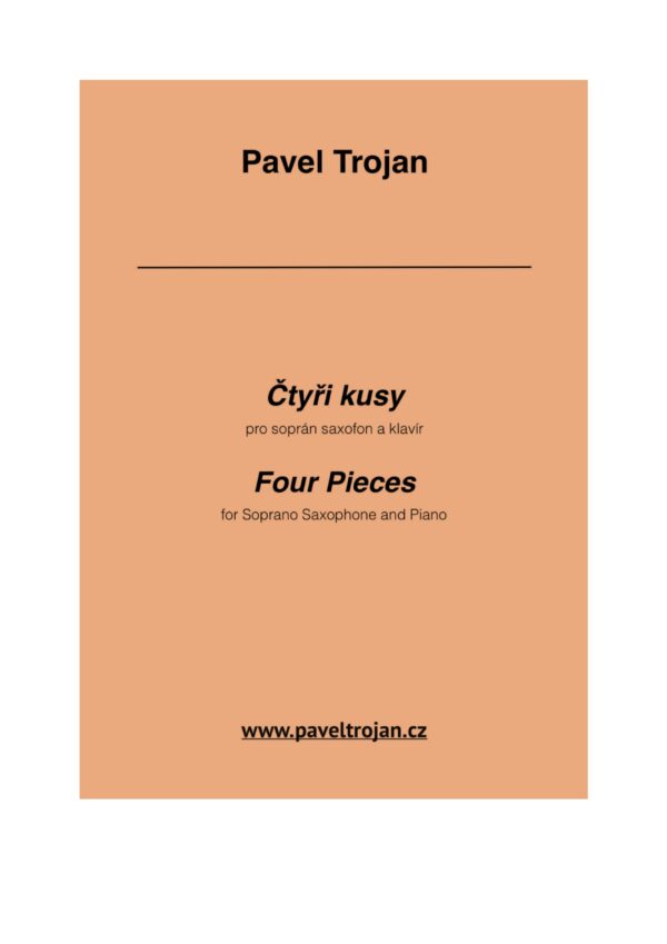 Čtyři kusy pro saxofon a klavír, Op. 59